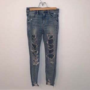 American Eagle ripped jeans